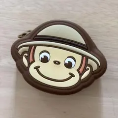 おさるのジョージ　ガチャガチャ　シリコンポーチ
