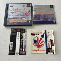 動作確認済 ワイプアウト 帯・ステッカー付 プレイステーション PS1
