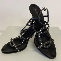 ブルーノマリBRUNOMAGLI サンダル ブラック35 1/2(22.5cm)