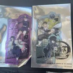 鬼滅の刃 映画入場特典　クリアカード　胡蝶しのぶ＆カナヲ　悲鳴嶼行冥＆時透無一郎