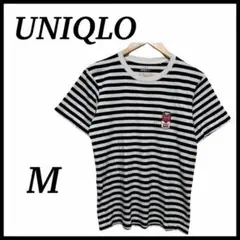 UNIQLO ユニクロ コラボTシャツ M ネイビー ボーダー トマトスープ缶