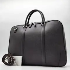 美品 CIMABUE グレン サフィアーノ ブリーフケース ビジネス e122