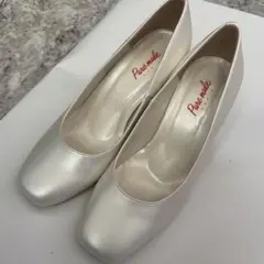 ウェディング　パンプス　白　23.5cm