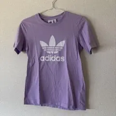 adidas Tシャツパープル xs