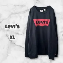 Levi's リーバイス トレーナー【XL】大きいサイズ 黒 ヴィンテージ