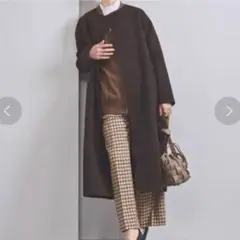ユナイテッドアローズ UGCB ダブルフェイスノーカラーコート
