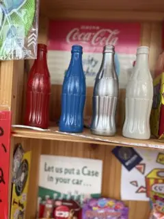 Coca-Cola 瓶コーラの瓶の置物 4色からお選び下さい　お選び下さい　1本