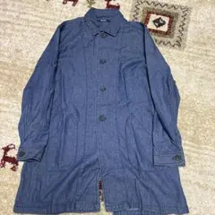 Corcopa ダークブルー ロングジャケット