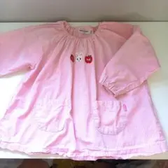Miki House ピンク スモック S　と　西松屋の長袖