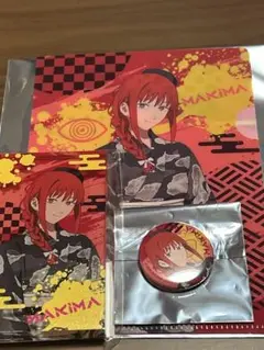 チェンソーマン マキマ 大阪 アクリルブロック ルーレット 缶バッジ ファイル