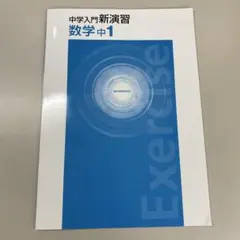 中学入門新演習　中１数学