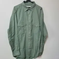 BANANA REPUBLIC 長袖シャツ 緑色 90s 香港製