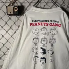 GU SNOOPY スヌーピー 70周年 PEANUTS GANG ロンT XL