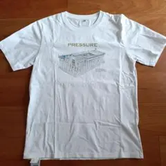 PRESSURE ホワイト Tシャツ M 古着屋で購入 輸入物（古着屋）