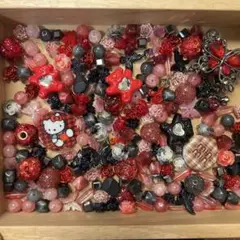 柔らかいお花　蝶ビーズ　キティ