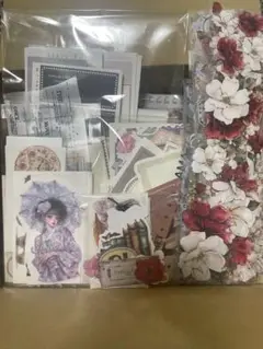 コラージュ素材　まとめ売り　海外マステ　紙もの