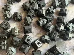 ルブ済 Cherry MX Black ダイアモンドポリッシュ ブラック 70
