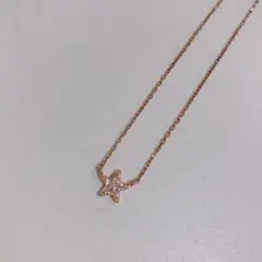 ete k10 ゴールド スター ネックレス