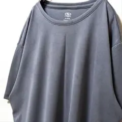 アスレチックワークス ロゴ Tシャツ グレー 灰色 XL 古着