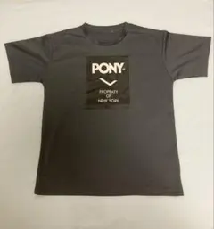 ノーブランド　吸汗速乾Tシャツ　グレー