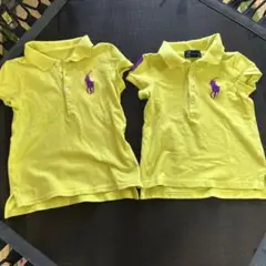 イエローポロシャツ2枚セット