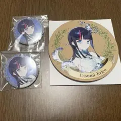 FGO Fes 霊基召喚缶バッジ 木製コースター エリセ