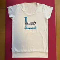 MIKA LANCE ホワイトロゴTシャツ