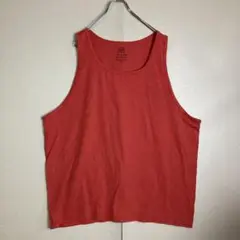 USA輸入　フルーツオブザルーム　無地タンクトップ　ノースリーブTシャツ