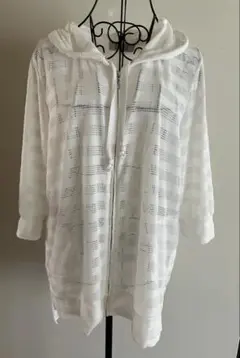 レース ジャケット ジップアップカーディガン