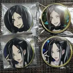 【希少】人狼ジャッジメント　缶バッジ　ミカ　ホロなし　2点セット メダリスト_狼嵜 光&夜鷹 純 ホログラム缶バッジ2個セット
