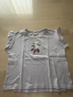 petit main いちご刺繍 Tシャツ 100cm
