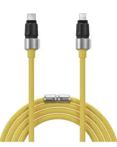 SHARGE Phantom USB-C & ライトニング1.2m イエロー
