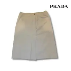 PRADA プラダ ミニスカート タイト ライトベージュ