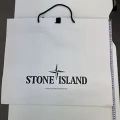 STONE ISLAND ショップ袋 大きめ ホワイト