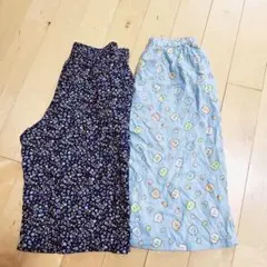 １４０ リラコ ネイビー花柄　すみっコぐらし