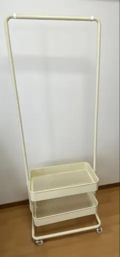 スチールハンガーラック　可動棚