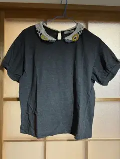 POU DOU DOU グレー 半袖Tシャツ