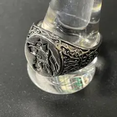 アンティークアクセサリー　デザイン　指輪　リング　シルバー　silver刻印あり