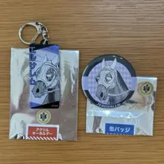 マキバオー　アクリルキーホルダー　缶バッジ
