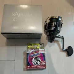SHIMANO リール SAHARA 4000HG 使用回数は4回のみ
