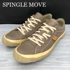 SPINGLE MOVE カンガルーレザー スニーカー M ブラウン