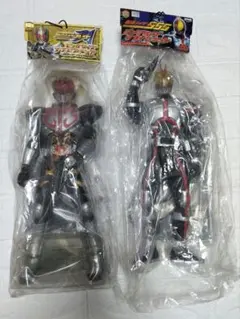 仮面ライダーブレイド　555ファイズ　ビックサイズソフビ　フィギィア　セット 仮面ライダーブレイド 555ファイズ ビックサイズソフビ