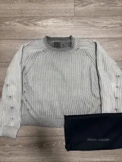 k-two studios fisherman knit Charcoal