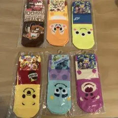 ディズニー　靴下　19-24cm 6個セット