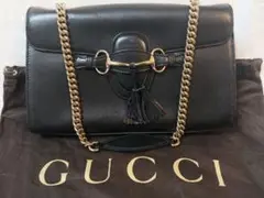 グッチ 295402 レザー エミリー チェーンショルダーバッグ