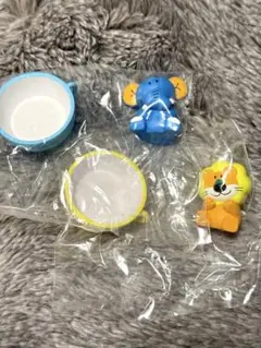 【新品】たべっ子どうぶつ ライオン ぞう マスコット ガチャガチャ