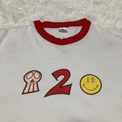 古着AUGUSTA リンガーT USA製　XL 90s 白赤