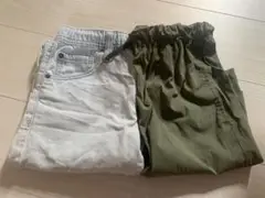 SEEROUTS オリーブ ハーフパンツ2枚セット 男の子 女の子