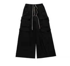 RICK OWENS DRKSHDW ブラックカーゴパンツ風