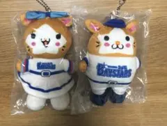 横浜DeNAベイスターズ　マスコットキーチェーン　スターマン&キララ